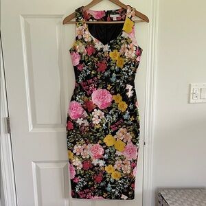 New York & Company Floral Sleeveless Dress